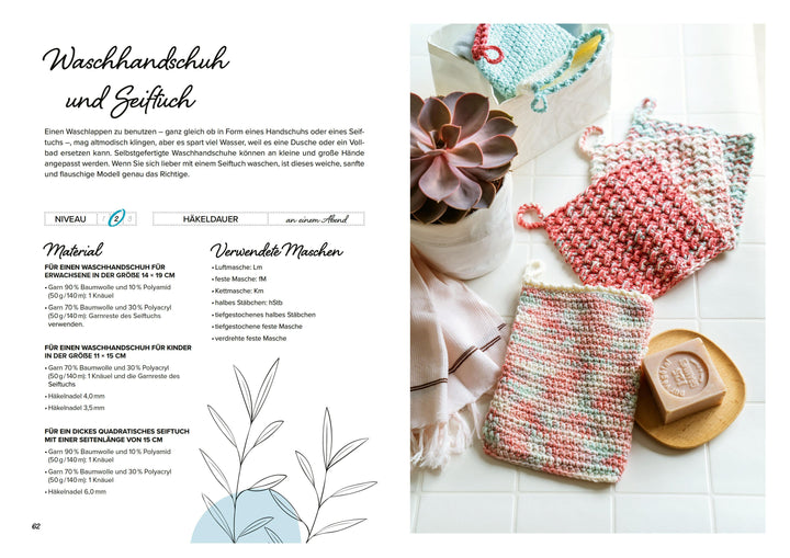Selbermachen: Häkelideen für Küche und Bad. Nachhaltig, umweltfreundlich, pl...