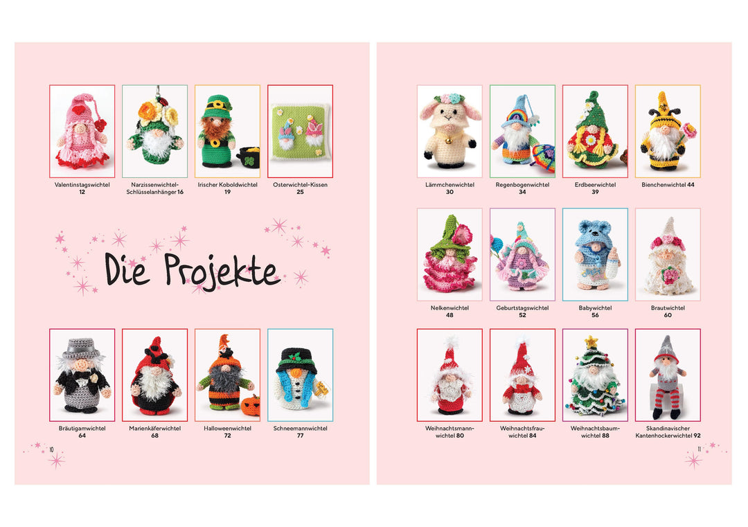 Witzige Wichtel zum Häkeln - 20 megasüße Wichtel für alle Anlässe | Pierce, Val