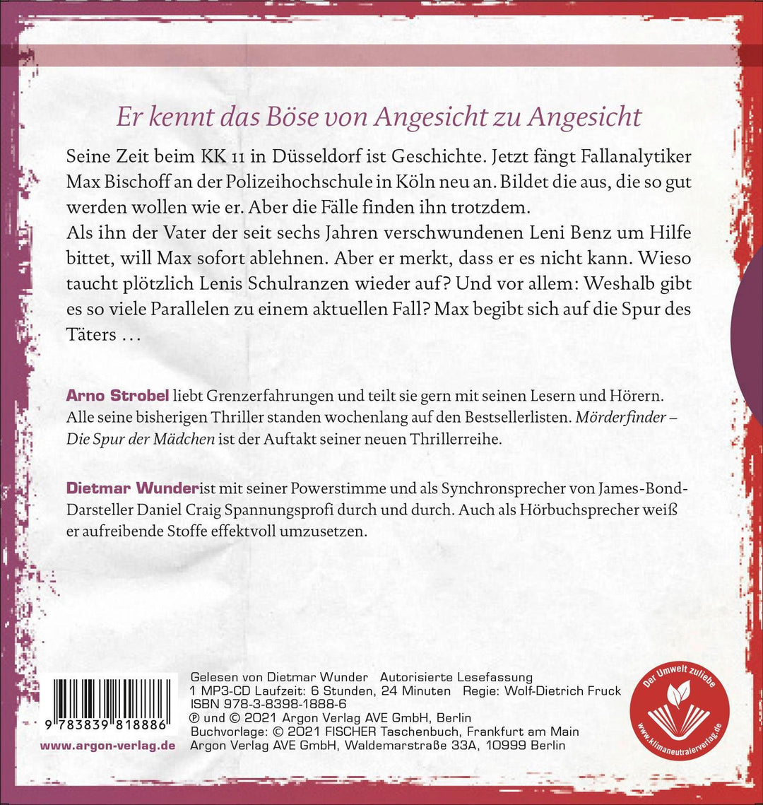 Mörderfinder - Die Spur der Mädchen | Strobel, Arno