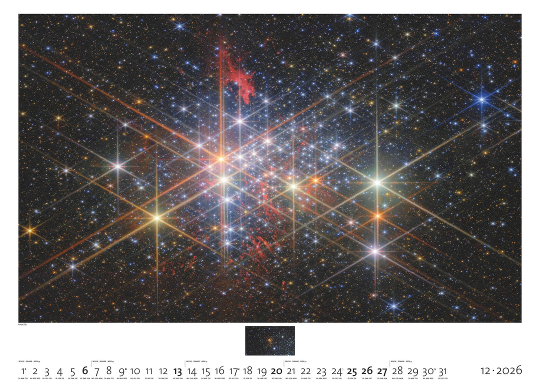 Sternzeit 2026 - Bild-Kalender - Poster-Kalender - 70x50 | Mokler, Felicitas