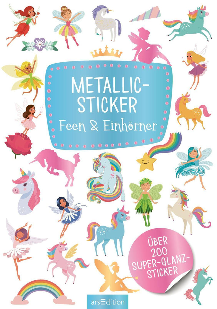 Metallic-Sticker - Feen & Einhörner | -