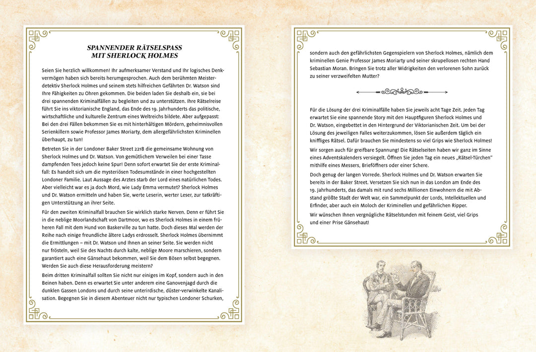 Sherlock Holmes' Adventskalender der Logikrätsel | Kiefer, Philip