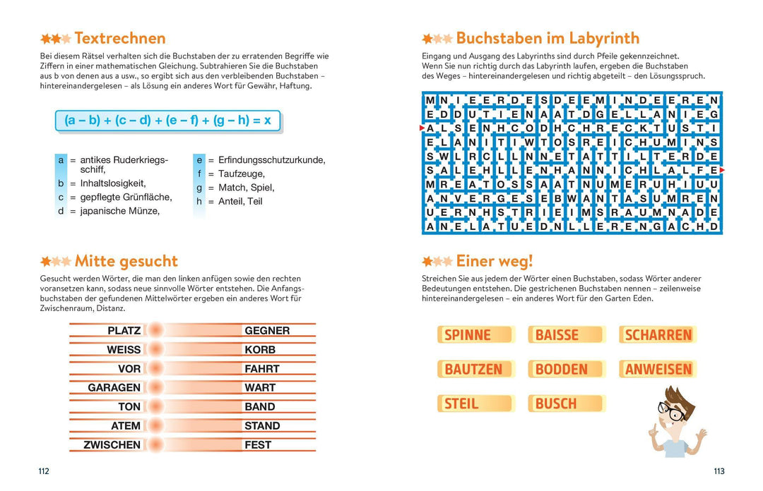 Sei schlau wie Einstein! - Denksport & Knobeleien für Erwachsene | -