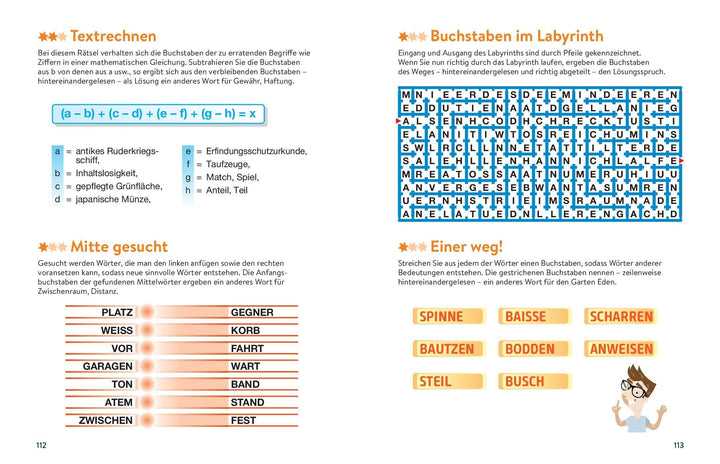 Sei schlau wie Einstein! - Denksport & Knobeleien für Erwachsene | -