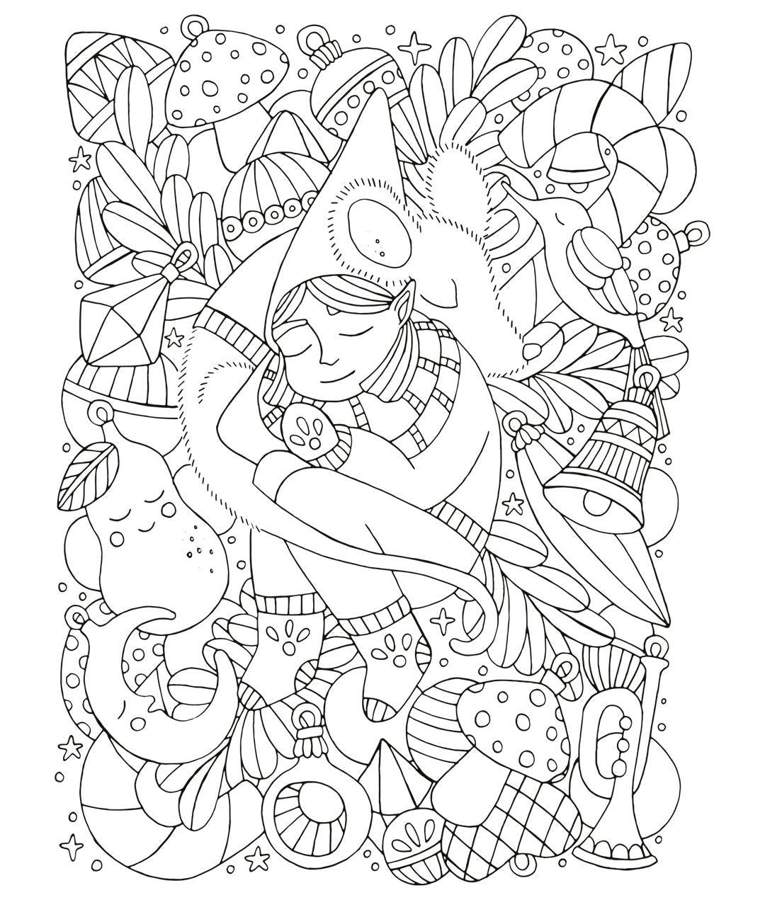 Im Feenreich. Ein Ausmalbuch. | Öberg, Emelie Lidehäll