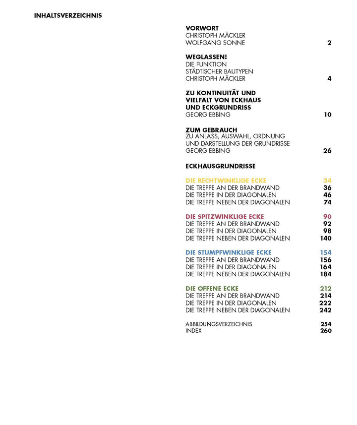 Der Eckhausgrundriss | -