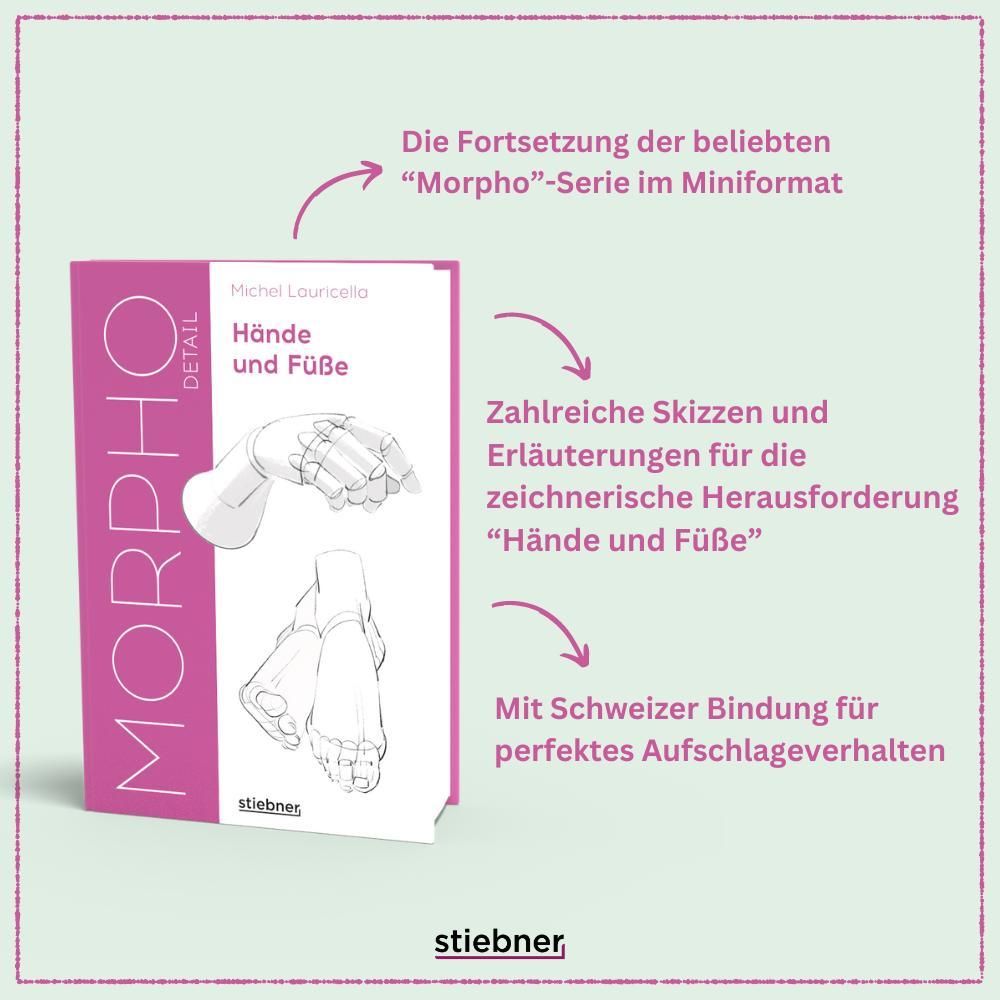 Morpho Detail. Hände und Füße | Lauricella, Michel