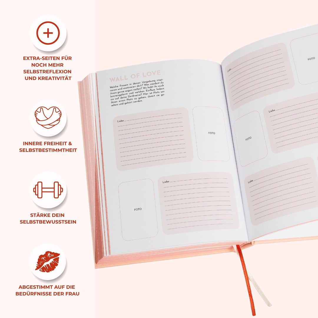 "home of love" Journal für Frauen | Mit wunderschönem Farbschnitt | Schalnic...