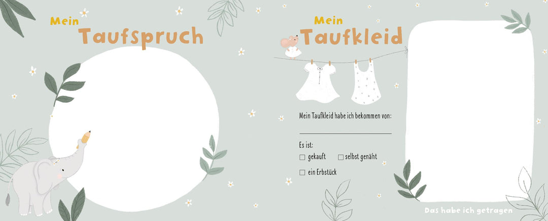 Meine Taufe - blau | -
