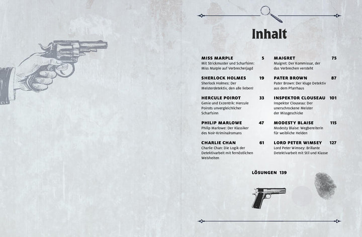Krimi-Logikrätsel Die großen Detektive | Kiefer, Philip