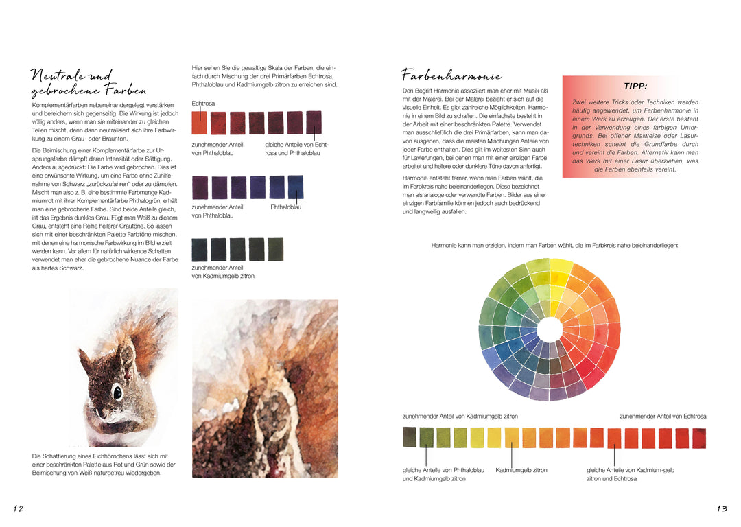 Grundlagenwerkstatt: Farbenmischen Acryl - Mit Farbtafeln und praktischen Ti...