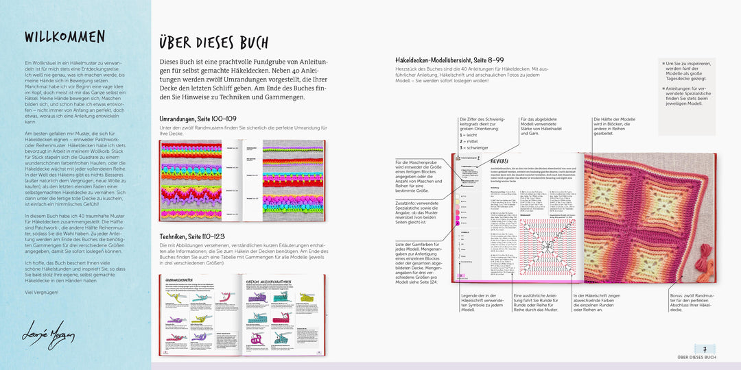 Wunderschöne Häkeldecken | Morgan, Leonie
