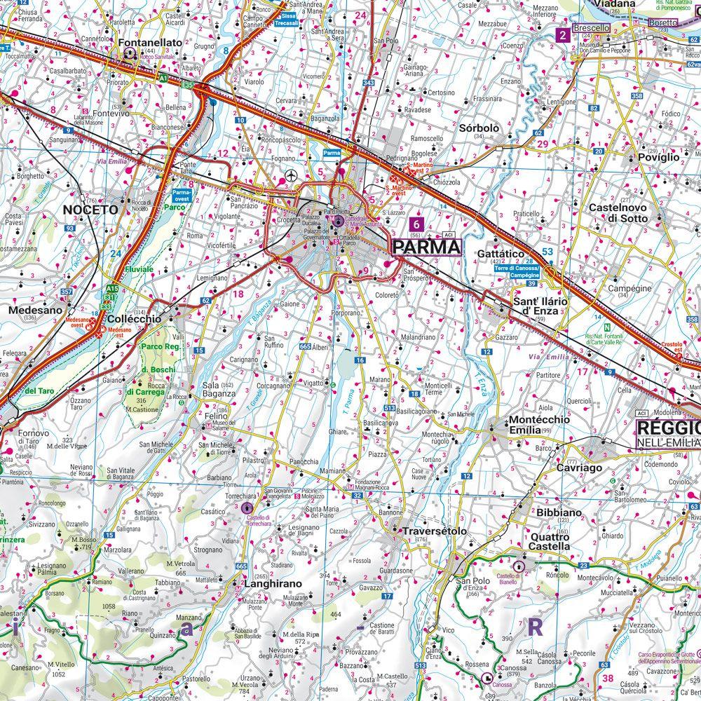 freytag & berndt Straßenkarte Emilia-Romagna 1:150.000 | -