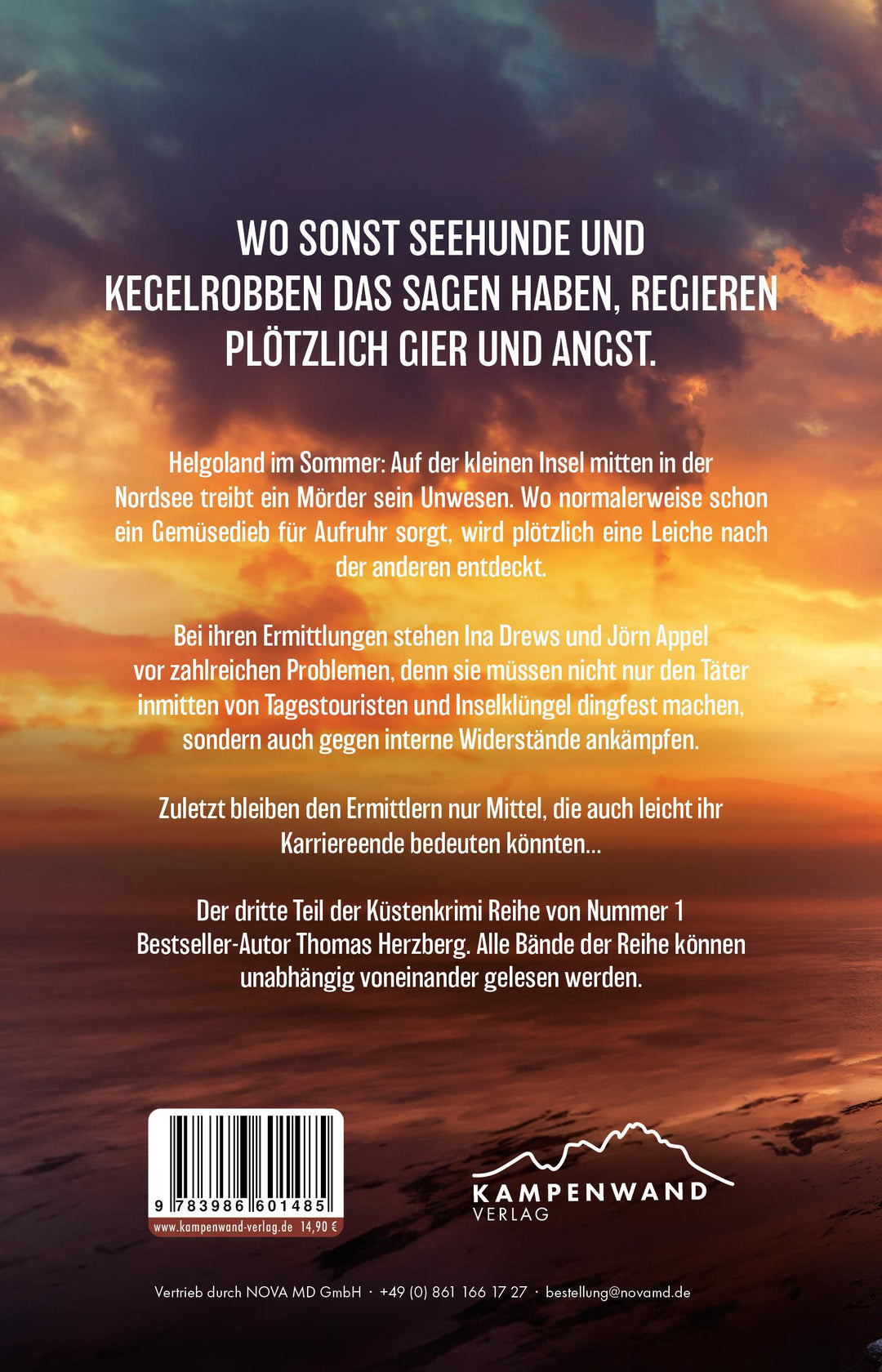 Blutrotes Grab (Zwischen Mord und Ostsee - Küstenkrimi 3) | Herzberg, Thomas