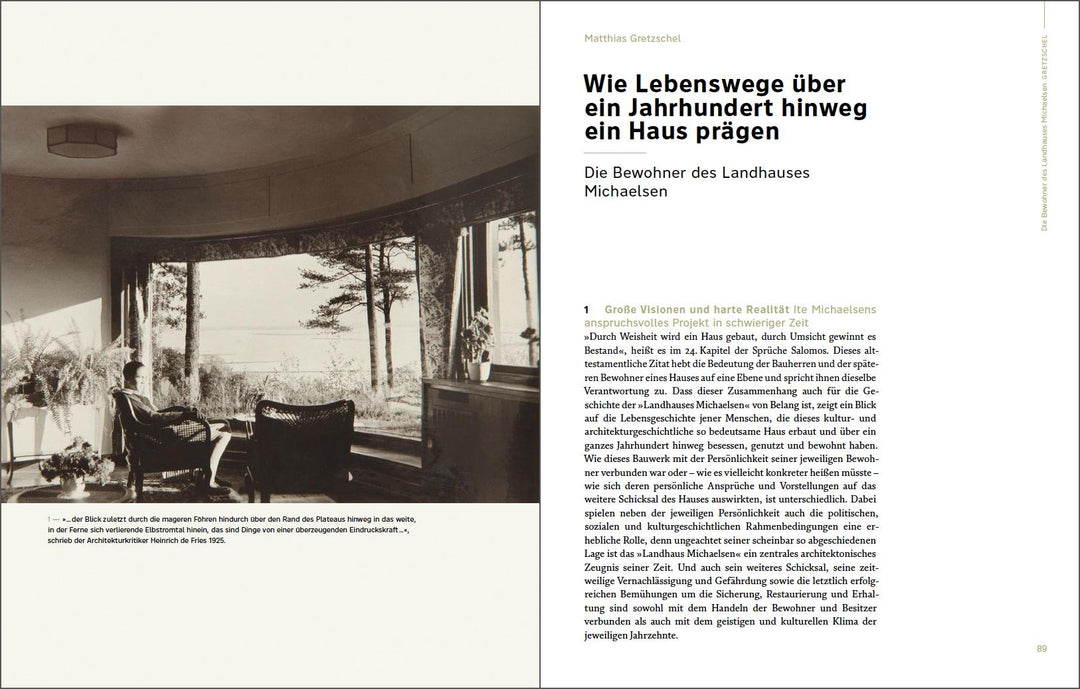 'Und dann der Blick ins Elbtal ...'. Karl Schneiders Landhaus Michaelsen in ...