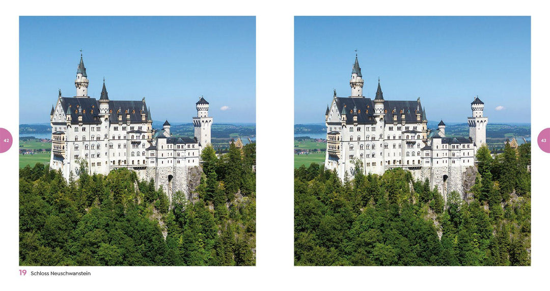 In 444 Fehlern um die Welt - Deutschland. Finde die Unterschiede in den schö...