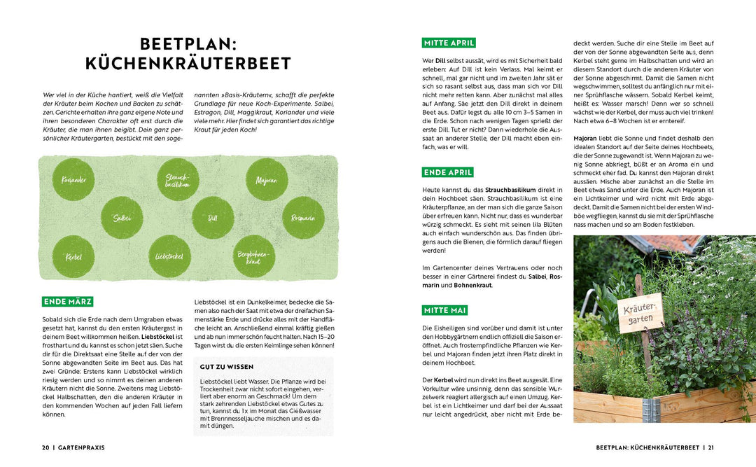 Gartenmomente: Kräuter im Garten | -