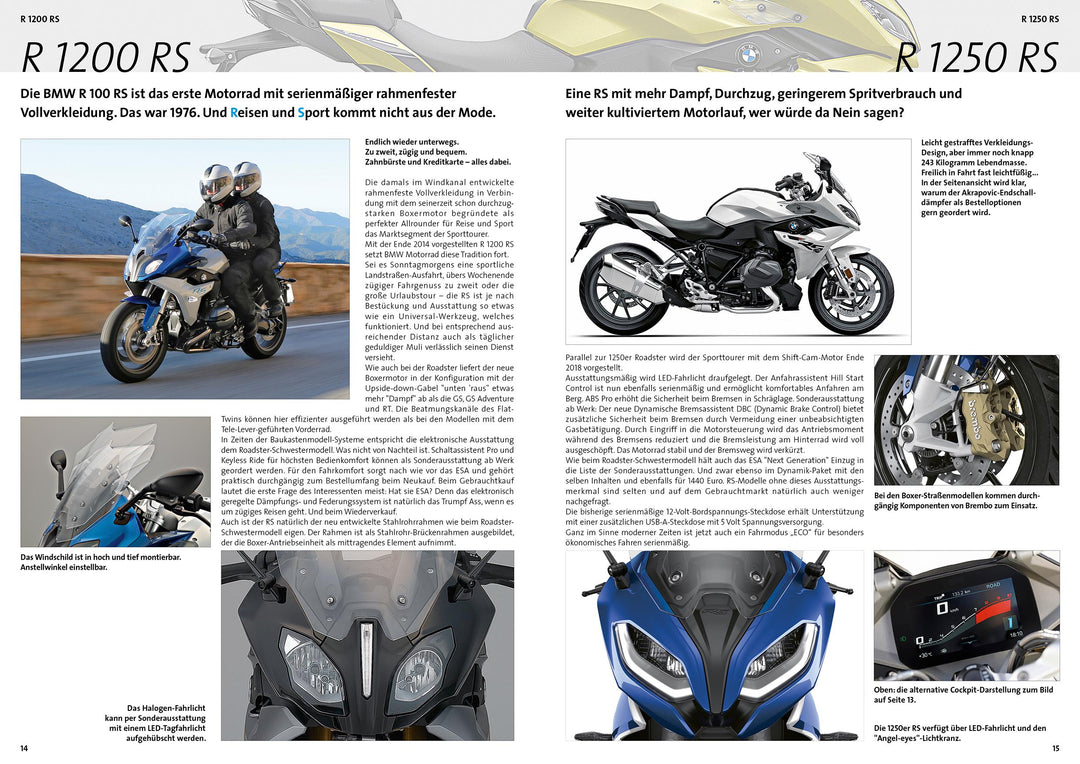 BMW R 1200 R, BMW R 1250 R, BMW R 1200 RS, BMW R 1250 RS Reparaturanleitung ...