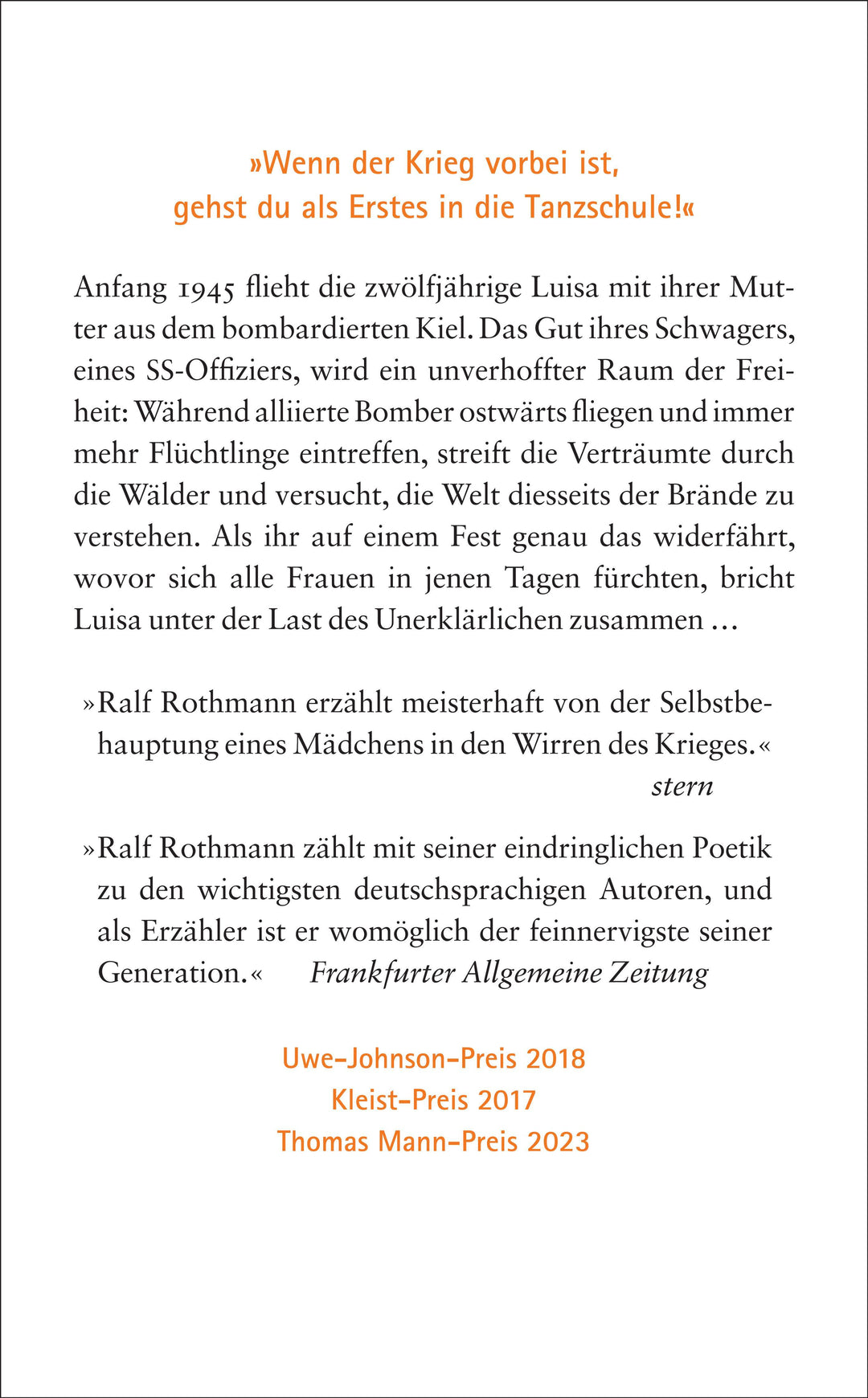Der Gott jenes Sommers | Rothmann, Ralf
