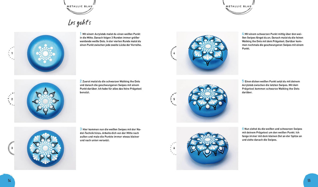 Steine bemalen - Mandala - Band 1 | Berstling, Anette