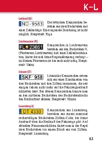 AvD: Auto-Kennzeichen | -