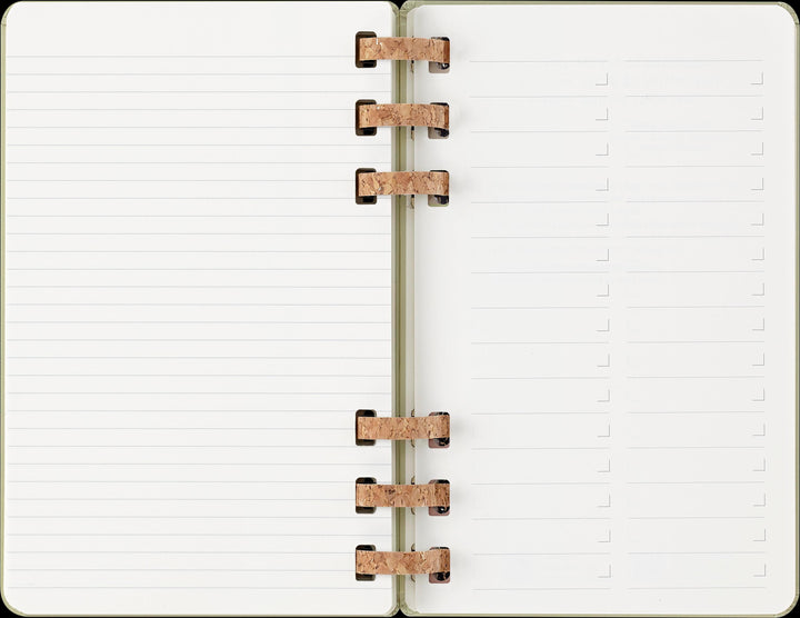 Moleskine 12 Monate Studienplaner mit Spiralbindung 2026, L/A5, Fester Einba...