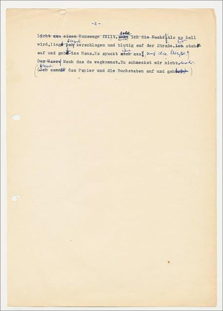 'Du mußt gegen den Wind laufen' | Brasch, Thomas