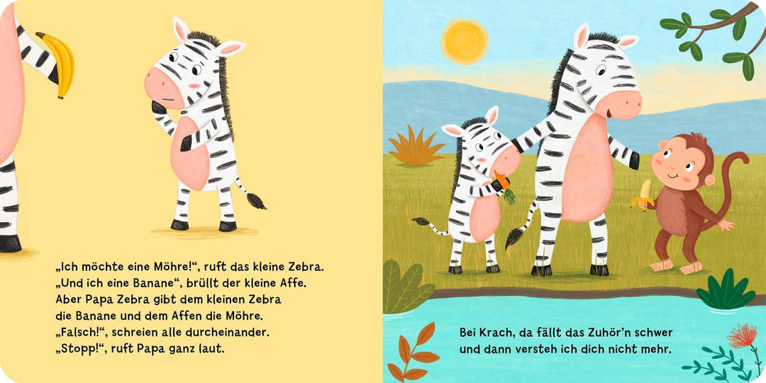 Zuhören macht schlau, kleines Zebra! | Kiel, Anja