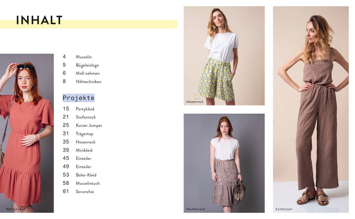 Mini-Masterclass - Nähen mit Musselin | Roloff, Anja