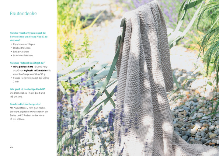 Kuschelige Decken und Plaids stricken und häkeln | Emma Kaspar | Myboshi | K...