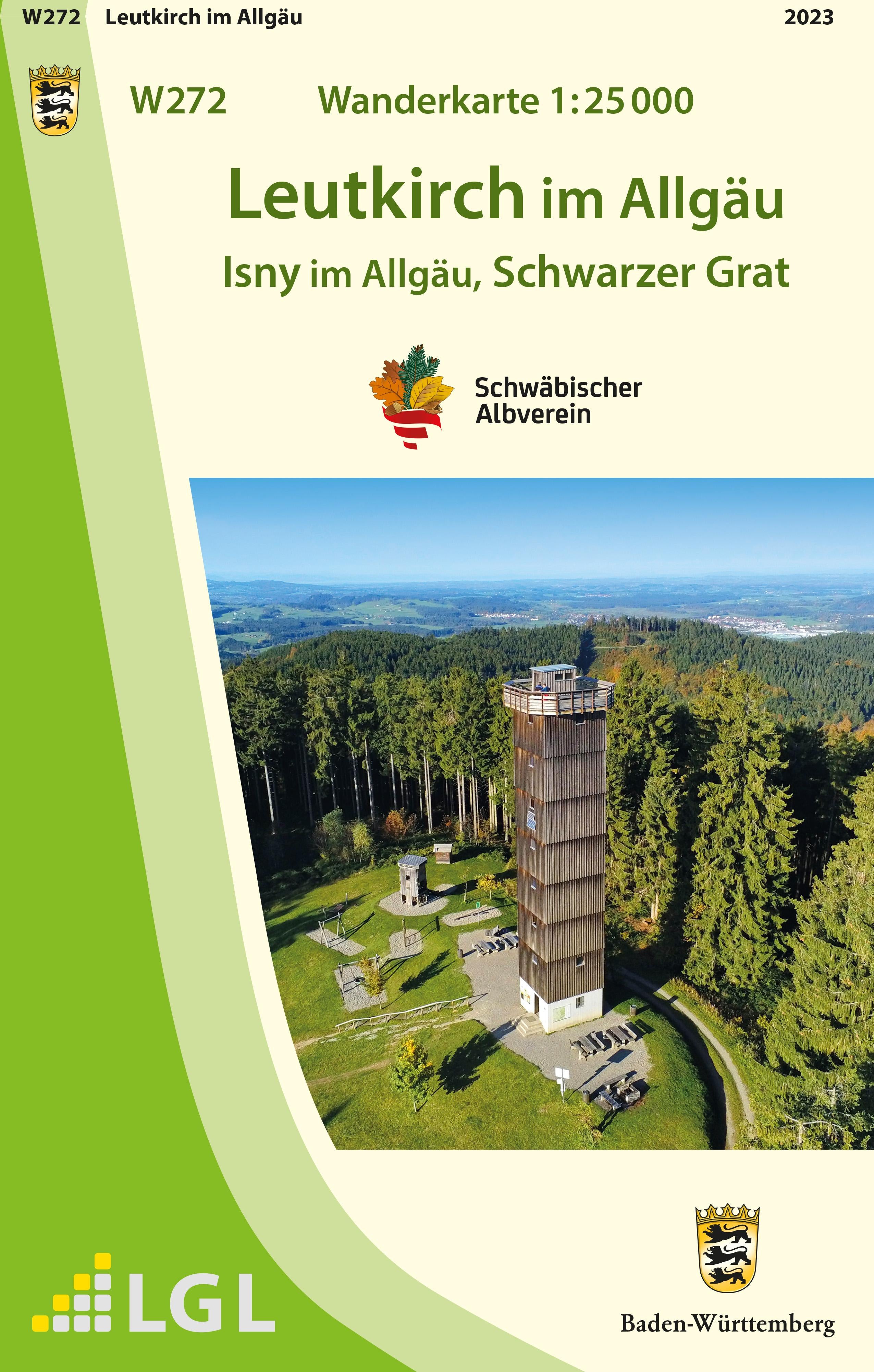 W272 Wanderkarte 1:25 000 Leutkirch im Allgäu | -
