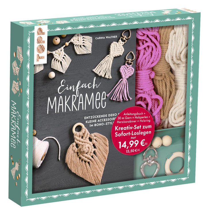 Kreativ-Set Einfach Makramee. Mit Anleitungsbuch und Material | Walther, Carina