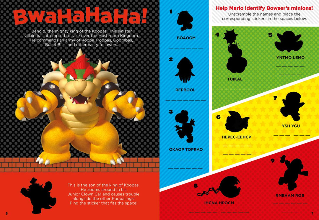 Super Mario Official Sticker Book | Nintendo