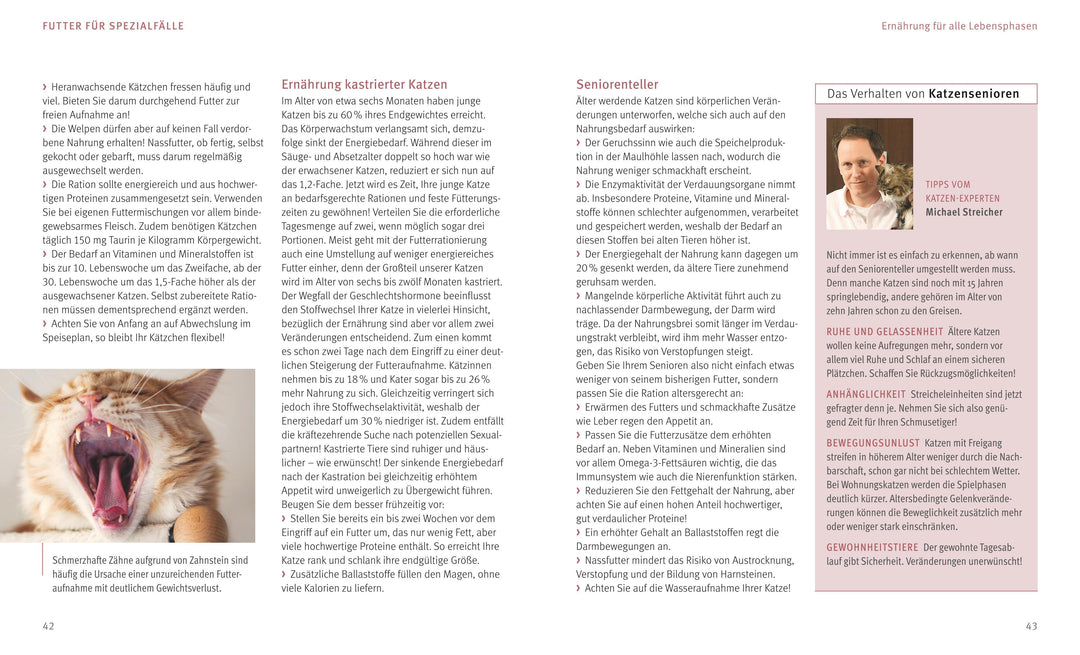 Katzen gesund ernähren | Streicher, Michael