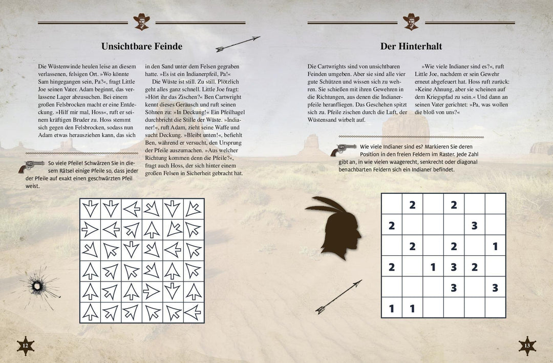 Logikrätsel Westernhelden | Kiefer, Philip