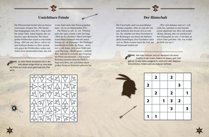 Logikrätsel Westernhelden | Kiefer, Philip