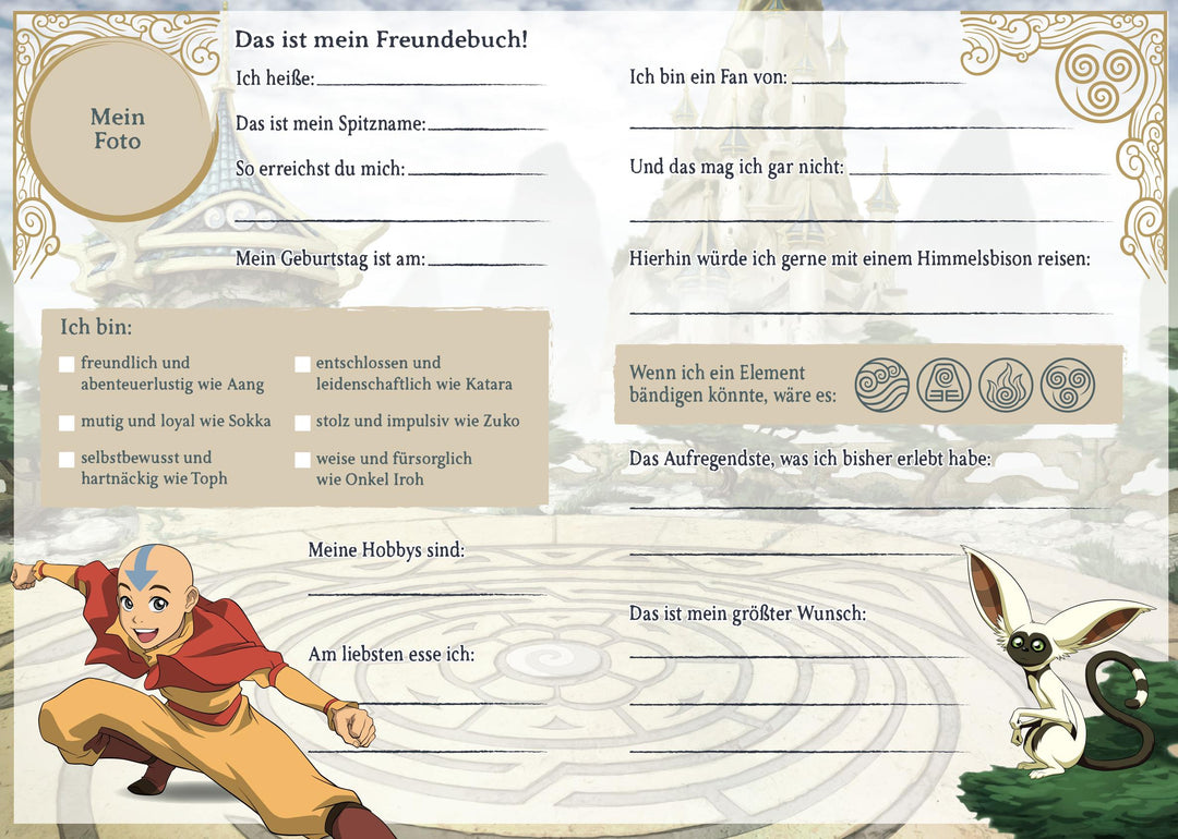 Avatar Der Herr der Elemente: Meine Freunde | Panini