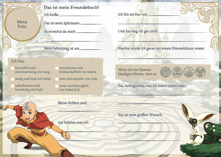 Avatar Der Herr der Elemente: Meine Freunde | Panini