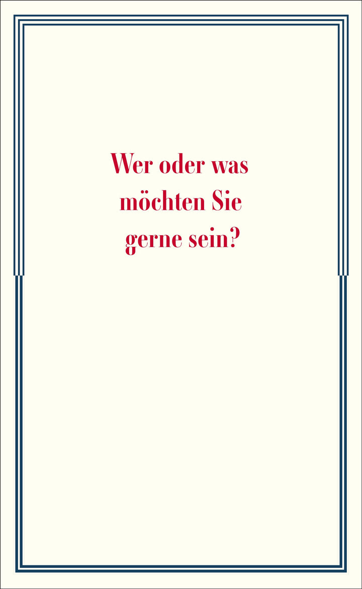 Der Fragebogen von Marcel Proust. Ein Notizbuch zum Ausfüllen | Proust, Marcel