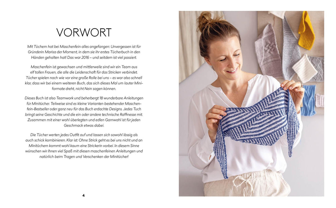 Mini-Tücher - Maxi-Chic | Stricken mit @maschenfein | Nöldeke, Marisa | Grol...