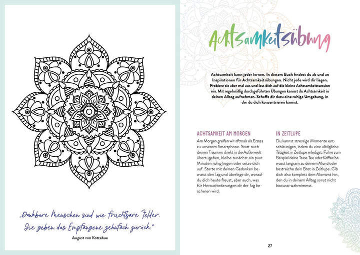 Colorful Mandala - Mein Bullet Journal | -