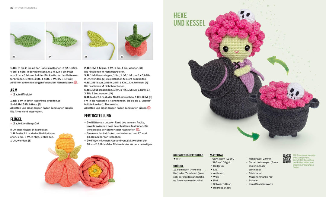 Zauberhafte Wende-Amigurumis häkeln mit @chibiscraft | Pranajaya, Febby