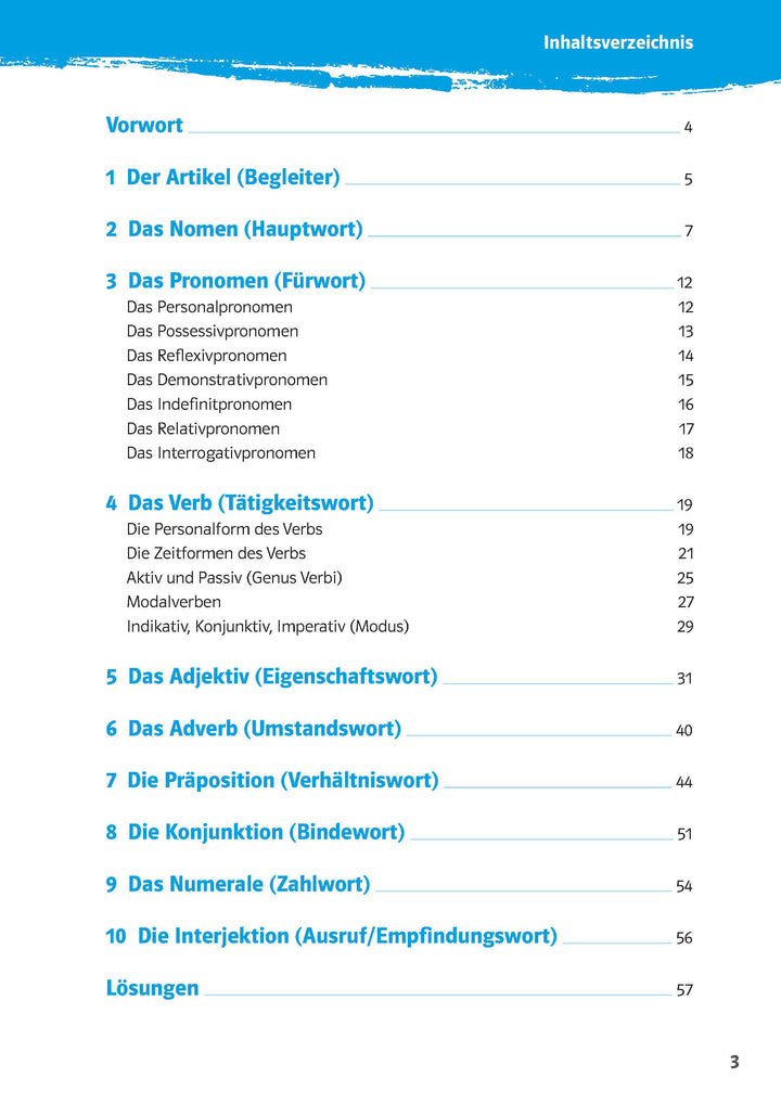 10-Minuten-Training Deutsch Wortarten 5./6. Klasse. Kleine Lernportionen für...