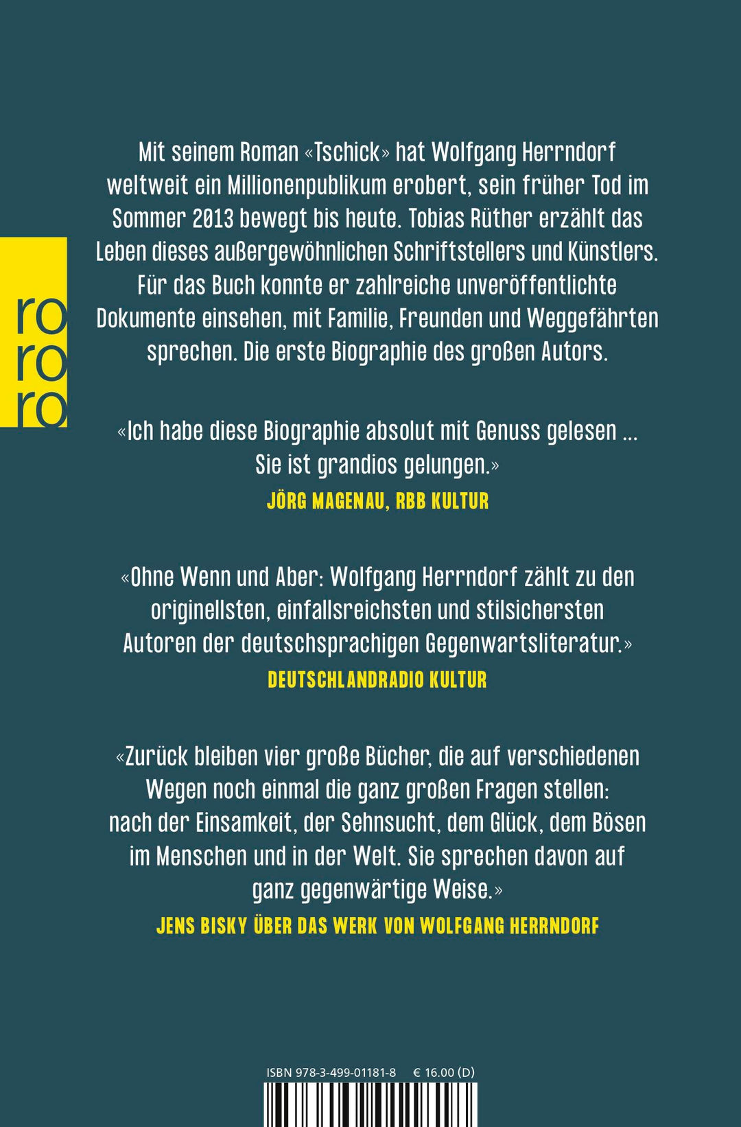 Herrndorf | Rüther, Tobias