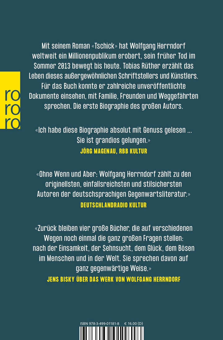 Herrndorf | Rüther, Tobias