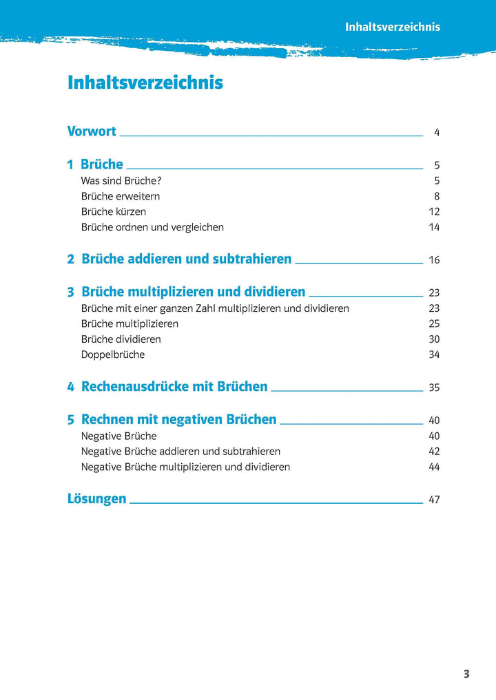 10-Minuten-Training Rechnen mit Brüchen. Mathematik 5./6. Klasse | -