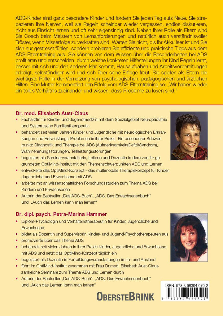 ADS. Eltern als Coach. | Aust-Claus | Hammer, Petra M