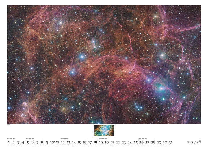 Sternzeit 2026 - Bild-Kalender - Poster-Kalender - 70x50 | Mokler, Felicitas