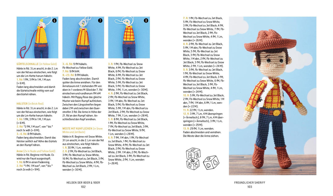 Helden der Kindheit - Das Häkelbuch - Band 6 | Borges, Inga | Urbanneck, Linda