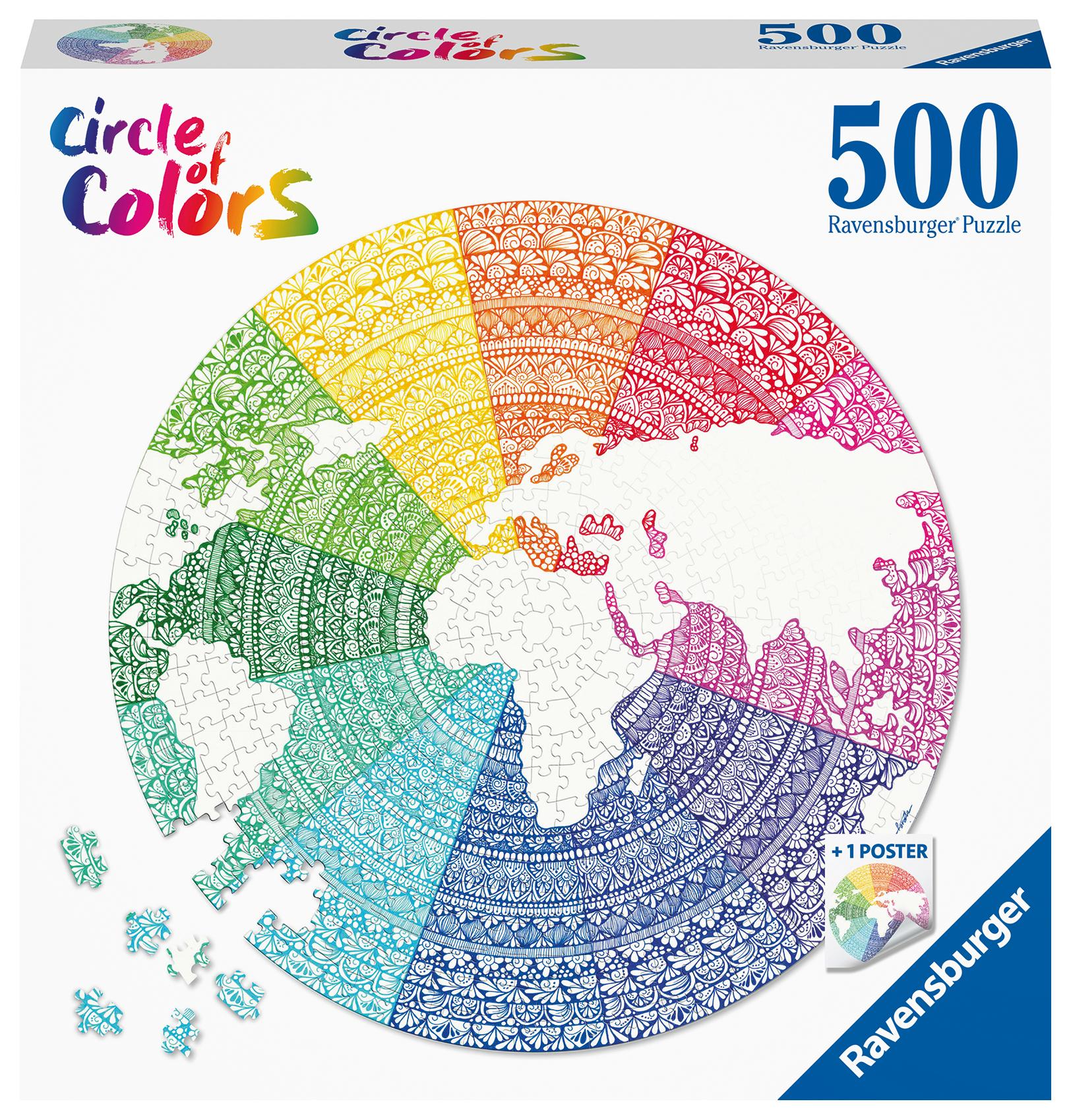 Ravensburger Puzzle 17168 Circle of Colors - Mandala 500 Teile Puzzle | -